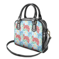 Palaka with Honu and Plumeria Shoulder Handbag Hawaiian Heritage Spirit LT9 - Polynesian Pride