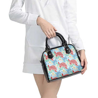 Palaka with Honu and Plumeria Shoulder Handbag Hawaiian Heritage Spirit LT9 - Polynesian Pride