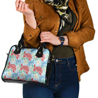 Palaka with Honu and Plumeria Shoulder Handbag Hawaiian Heritage Spirit LT9 - Polynesian Pride
