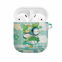 Japanese Kawaii Sushi AirPods Case Green Wagara Palaka This Is How I Roll LT9 Green - Polynesian Pride