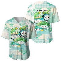 Personalized Japanese Kawaii Sushi Baseball Jersey Green Wagara Palaka This Is How I Roll LT9 - Polynesian Pride