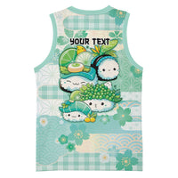 Personalized Japanese Kawaii Sushi Basketball Jersey Green Wagara Palaka This Is How I Roll LT9 - Polynesian Pride