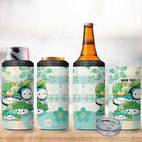 Personalized Japanese Kawaii Sushi 4 in 1 Can Cooler Tumbler Green Wagara Palaka This Is How I Roll LT9 - Polynesian Pride