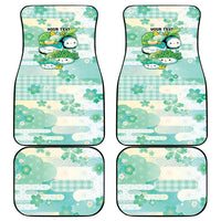 Personalized Japanese Kawaii Sushi Car Mats Green Wagara Palaka This Is How I Roll LT9 - Polynesian Pride