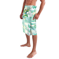 Personalized Japanese Kawaii Sushi Lavalava Green Wagara Palaka This Is How I Roll LT9 - Polynesian Pride