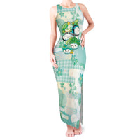 Personalized Japanese Kawaii Sushi Tank Maxi Dress Green Wagara Palaka This Is How I Roll LT9 Women Green - Polynesian Pride