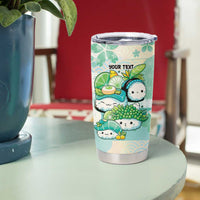 Personalized Japanese Kawaii Sushi Tumbler Cup Green Wagara Palaka This Is How I Roll LT9 - Polynesian Pride