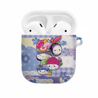 Japanese Kawaii Sushi AirPods Case Blue Wagara Palaka This Is How I Roll LT9 Blue - Polynesian Pride