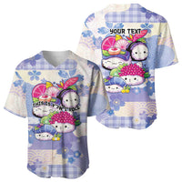 Personalized Japanese Kawaii Sushi Baseball Jersey Blue Wagara Palaka This Is How I Roll LT9 - Polynesian Pride