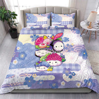 Japanese Kawaii Sushi Bedding Set Blue Wagara Palaka This Is How I Roll LT9 - Polynesian Pride