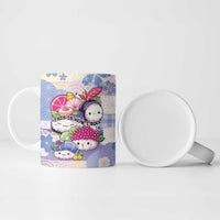 Personalized Japanese Kawaii Sushi Ceramic Mug Blue Wagara Palaka This Is How I Roll LT9 - Polynesian Pride