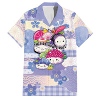Personalized Japanese Kawaii Sushi Family Matching Mermaid Dress and Hawaiian Shirt Blue Wagara Palaka This Is How I Roll