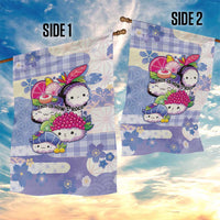 Japanese Kawaii Sushi Garden Flag Blue Wagara Palaka This Is How I Roll LT9 - Polynesian Pride