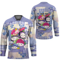 Personalized Japanese Kawaii Sushi Hockey Jersey Blue Wagara Palaka This Is How I Roll LT9 - Polynesian Pride