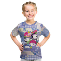 Personalized Japanese Kawaii Sushi Kid T Shirt Blue Wagara Palaka This Is How I Roll LT9 Blue - Polynesian Pride