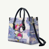 Japanese Kawaii Sushi Leather Bag Blue Wagara Palaka This Is How I Roll LT9 Blue - Polynesian Pride