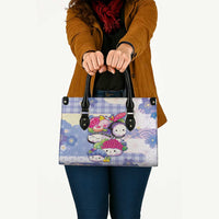 Japanese Kawaii Sushi Leather Bag Blue Wagara Palaka This Is How I Roll LT9 - Polynesian Pride