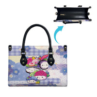 Japanese Kawaii Sushi Leather Bag Blue Wagara Palaka This Is How I Roll LT9 - Polynesian Pride