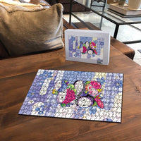 Japanese Kawaii Sushi Puzzle Blue Wagara Palaka This Is How I Roll LT9 - Polynesian Pride