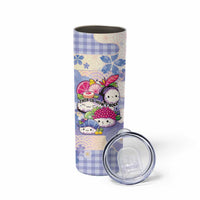 Personalized Japanese Kawaii Sushi Skinny Tumbler Blue Wagara Palaka This Is How I Roll LT9 - Polynesian Pride