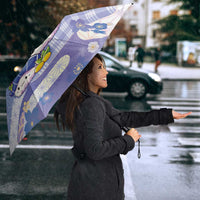 Japanese Kawaii Sushi Umbrella Blue Wagara Palaka This Is How I Roll LT9 - Polynesian Pride