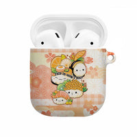 Japanese Kawaii Sushi AirPods Case Peach Wagara Palaka This Is How I Roll LT9 Peach - Polynesian Pride
