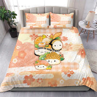 Japanese Kawaii Sushi Bedding Set Peach Wagara Palaka This Is How I Roll LT9 - Polynesian Pride