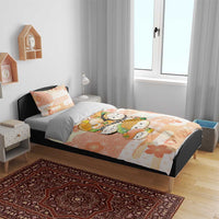 Japanese Kawaii Sushi Bedding Set Peach Wagara Palaka This Is How I Roll LT9 - Polynesian Pride