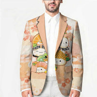 Personalized Japanese Kawaii Sushi Blazer Peach Wagara Palaka This Is How I Roll LT9 - Polynesian Pride