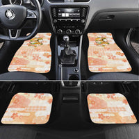 Personalized Japanese Kawaii Sushi Car Mats Peach Wagara Palaka This Is How I Roll LT9 Set 4pcs Peach - Polynesian Pride