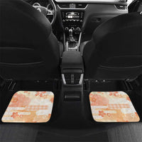 Personalized Japanese Kawaii Sushi Car Mats Peach Wagara Palaka This Is How I Roll LT9 Set 2pcs - Back Peach - Polynesian Pride