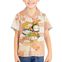 Personalized Japanese Kawaii Sushi Family Matching Summer Maxi Dress and Hawaiian Shirt Peach Wagara Palaka This Is How I Roll