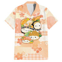 Personalized Japanese Kawaii Sushi Hawaiian Shirt Peach Wagara Palaka This Is How I Roll LT9 Peach - Polynesian Pride