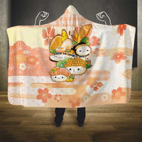 Japanese Kawaii Sushi Hooded Blanket Peach Wagara Palaka This Is How I Roll LT9 - Polynesian Pride
