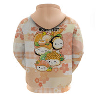 Personalized Japanese Kawaii Sushi Hoodie Peach Wagara Palaka This Is How I Roll LT9 - Polynesian Pride