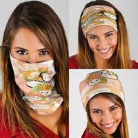 Japanese Kawaii Sushi Neck Gaiter Peach Wagara Palaka This Is How I Roll LT9 - Polynesian Pride