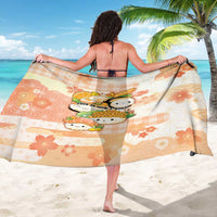 Japanese Kawaii Sushi Sarong Peach Wagara Palaka This Is How I Roll LT9 - Polynesian Pride