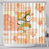 Japanese Kawaii Sushi Shower Curtain Peach Wagara Palaka This Is How I Roll LT9 - Polynesian Pride