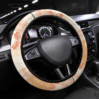 Japanese Kawaii Sushi Steering Wheel Cover Peach Wagara Palaka This Is How I Roll LT9 Universal Fit Peach - Polynesian Pride