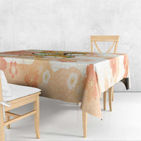 Japanese Kawaii Sushi Tablecloth Peach Wagara Palaka This Is How I Roll LT9 - Polynesian Pride