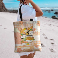 Japanese Kawaii Sushi Tote Bag Peach Wagara Palaka This Is How I Roll LT9 - Polynesian Pride