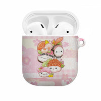 Japanese Kawaii Sushi AirPods Case Pink Wagara Palaka This Is How I Roll LT9 Pink - Polynesian Pride