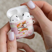 Japanese Kawaii Sushi AirPods Case Pink Wagara Palaka This Is How I Roll LT9 - Polynesian Pride