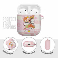 Japanese Kawaii Sushi AirPods Case Pink Wagara Palaka This Is How I Roll LT9 - Polynesian Pride