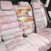 Japanese Kawaii Sushi Back Car Seat Cover Pink Wagara Palaka This Is How I Roll LT9 - Polynesian Pride