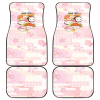 Personalized Japanese Kawaii Sushi Car Mats Pink Wagara Palaka This Is How I Roll LT9 - Polynesian Pride