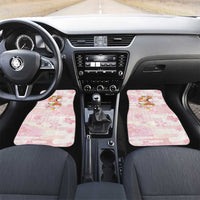 Personalized Japanese Kawaii Sushi Car Mats Pink Wagara Palaka This Is How I Roll LT9 Set 2pcs - Front Pink - Polynesian Pride