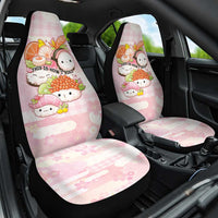 Japanese Kawaii Sushi Car Seat Cover Pink Wagara Palaka This Is How I Roll LT9 One Size Pink - Polynesian Pride