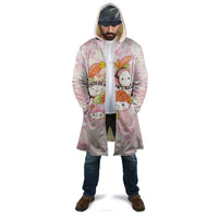 Personalized Japanese Kawaii Sushi Cloak Pink Wagara Palaka This Is How I Roll LT9 - Polynesian Pride