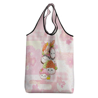 Japanese Kawaii Sushi Grocery Bag Pink Wagara Palaka This Is How I Roll LT9 - Polynesian Pride